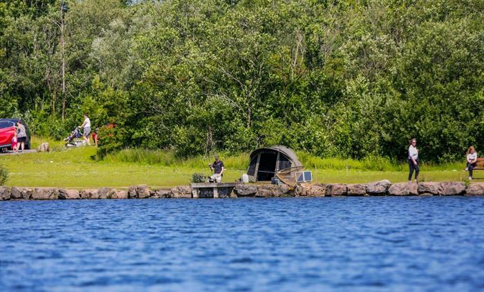 Fishing is very popular at Parc Bryn Bach.  You'll need a permit to fish - simply contact reception to find out more.